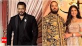 Salman Khan wishes newlyweds Anant Ambani and Radhika Merchant with a heartfelt post | Hindi Movie News - Times of India