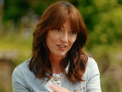 Davina McCall fights back tears making 'painful' family admission