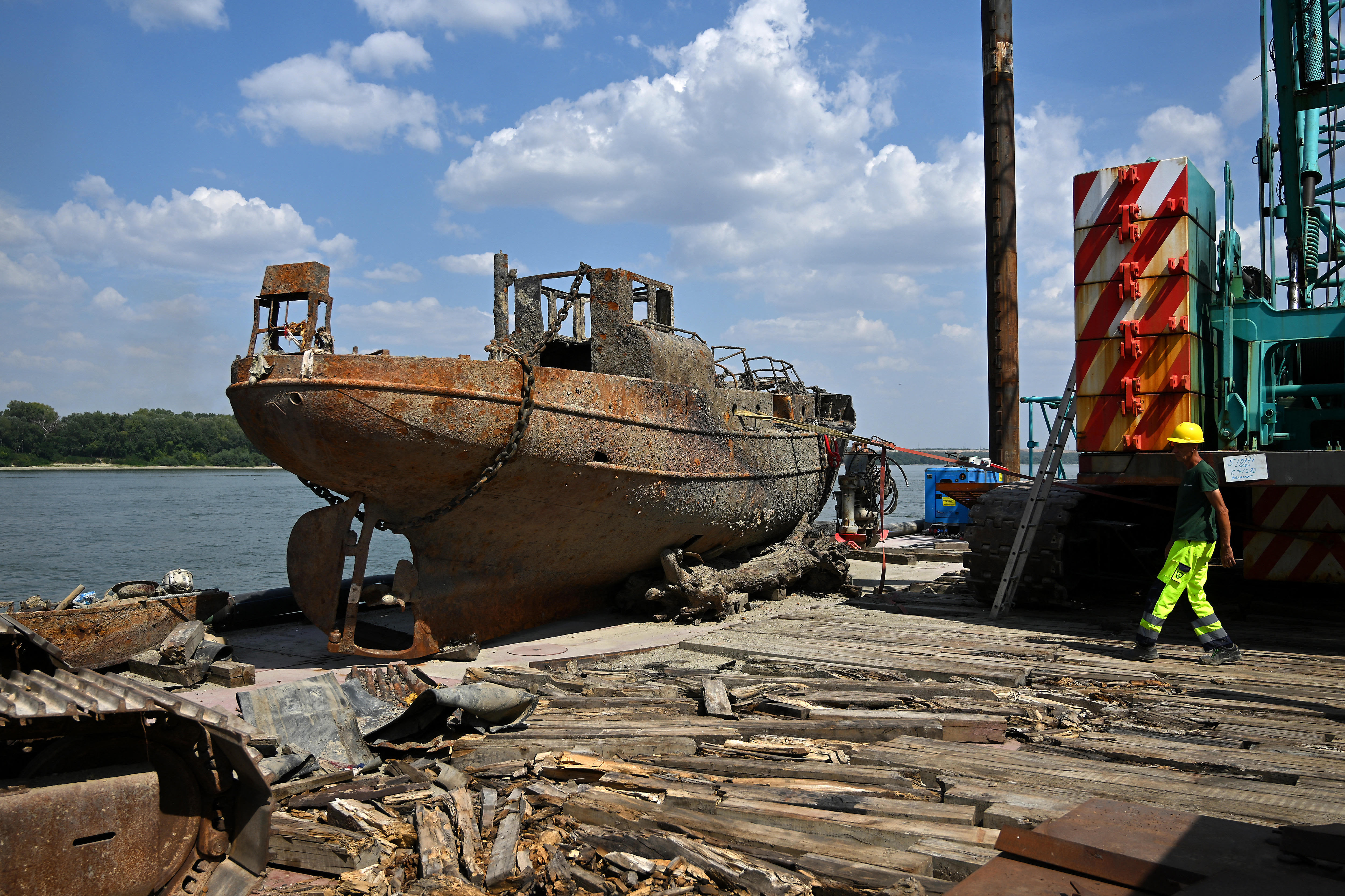 More Nazi ships from World War II emerge in River Danube