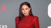 Jurnee Smollett Sparkles in Bold Red Alexandre Vauthier Cutout Dress at ‘Spiderhead’ Premiere