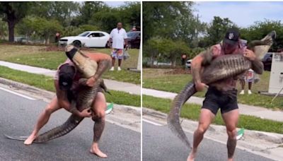 Así fue la salvaje pelea entre un exmarine y un cocodrilo en Florida: “Todos gritaban”
