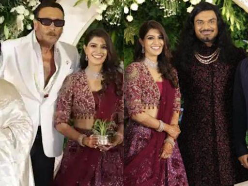 Varalaxmi Sarathkumar-Nicholai wedding reception: Jackie Shroff, Kichcha Sudeep, Shobana, Balakrishna attend