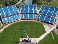 ...International Cricket Stadium, a temporary 34,000-seat facility in East Meadow, New York as the United States co-hosts cricket's T20 World Cup, a historic first...