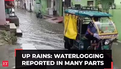 UP rains: Roads submerge as Moradabad experience heavy downpour; rain lashes parts of Noida