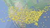 Incredible vid shows plane traffic grind to a HALT following CrowdStrike outage