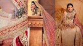 In Pics: Real gold embroidery to ’AR’ initials, taking a closer look at Radhika Merchant’s bridal attires