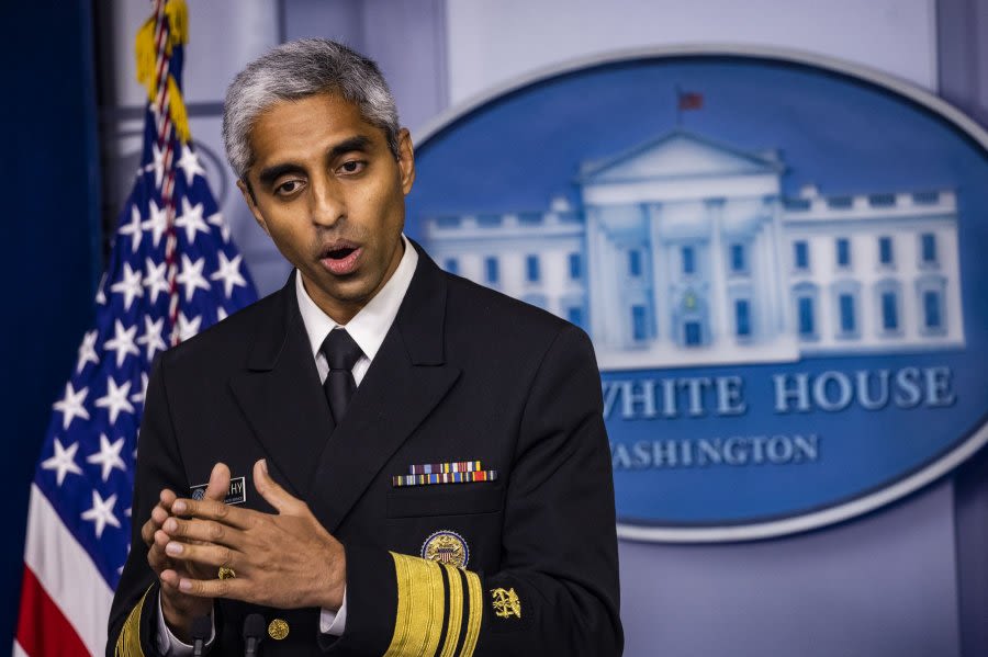 Surgeon General Vivek Murthy calls for warning labels on social media platforms