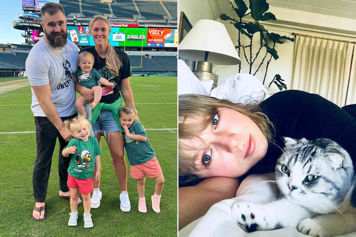 Jason Kelce Says It'll Be 'Hilarious' When His Kids Meet Taylor Swift's Cats After Telling Them They're Poisonous