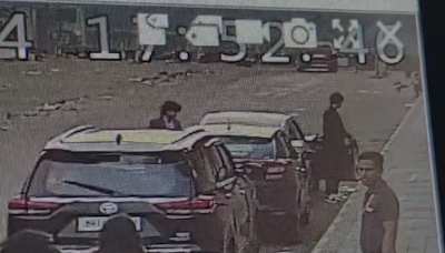 Pune Porsche Crash Case: New CCTV Footage Shows Juvenile Getting Off Car Hours Before Accident (WATCH)
