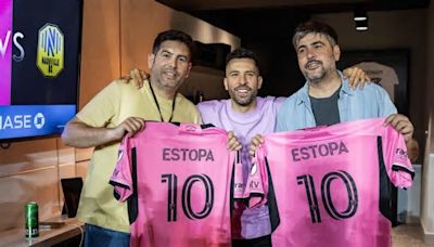 Estopa, en el vestuario del Inter Miami