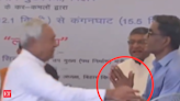 Watch: "I touch your feet...": Nitish Kumar loses cool at IAS officer at public event