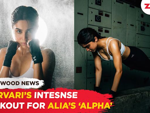Sharvari Wagh begins shooting for 'Alpha' with Alia Bhatt; shares workout photos