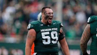 Michigan State offensive lineman ‘speechless’ after being picked in NFL draft