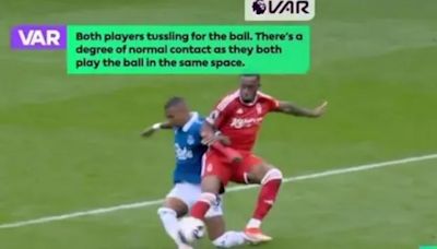 League release full VAR audio of Everton vs Forest VAR as Webb admits mistake