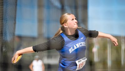 Blanchet's Molly Mucken wins 2A girls discus at OSAA state track and field championships