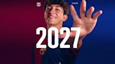 Official: Barcelona renew 18-year-old defensive prodigy until 2027