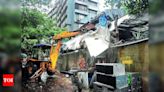 BMC demolishes illegal extensions at Juhu bar a day after suspension | Mumbai News - Times of India