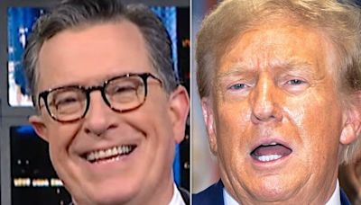 ‘This Is Where We Are’: Stephen Colbert Spots Trump’s Weirdest ‘Party Trick’ Yet