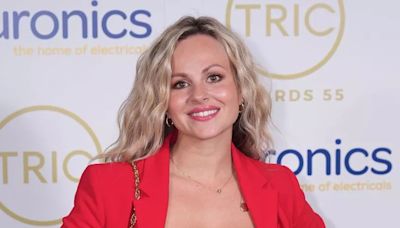 Coronation Street's Tina O'Brien rocks red as she joins soap icons at awards bash with big news