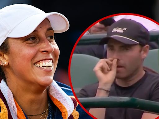 Tennis Star Madison Keys' Fiancé Caught Picking Nose at Wimbledon