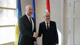 PM Shmyhal arrives in Luxembourg, meets with Luxembourgish counterpart