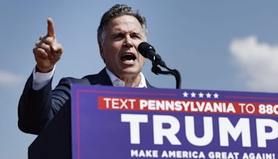 Pa. Senate candidate David McCormick, in front row at rally: Trump ‘lucky to be alive’