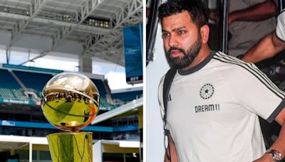 Watch: Rohit Sharma enjoys date with NBA trophy ahead of T20 World Cup 2024