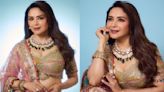 Madhuri Dixit’s multicolored lehenga for Anant Ambani- Radhika Merchant’s wedding is a kaleidoscope of colors