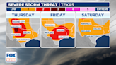 Relentless severe weather, flash flooding target Texas through at least Saturday