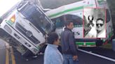 Conductor de bus murió en brutal accidente con un camión: quedó atrapado en la cabina