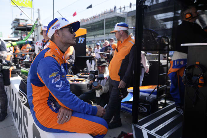 Kyle Larson hopes rain and his daughter's misgivings don't ruin Indianapolis 500 debut