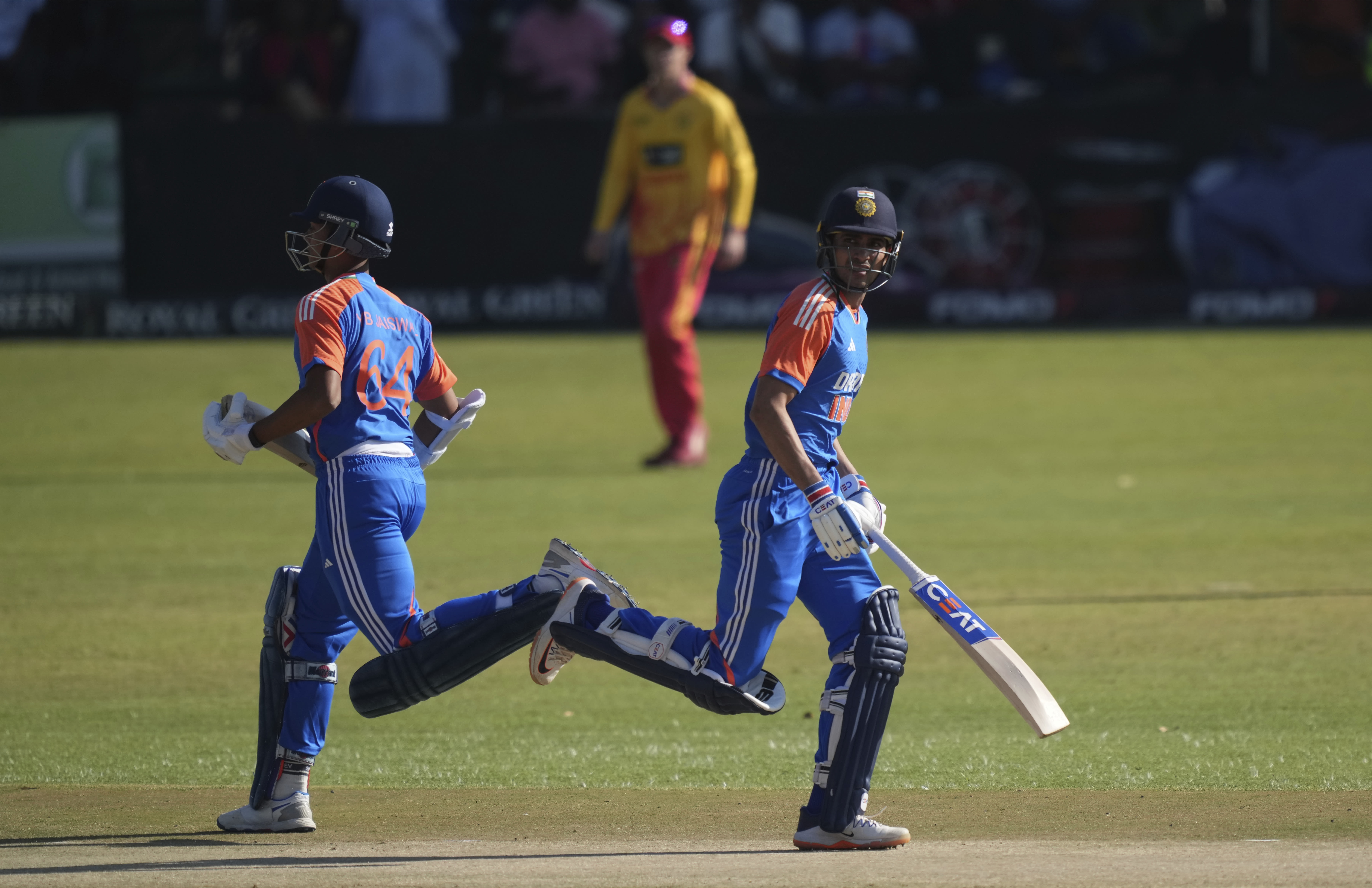 Jaiswal’s unbeaten 93 helps India claim T20 series against Zimbabwe