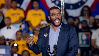 Tyler Perry Blasts Trump in Passionate Speech at Harris’s Atlanta Rally