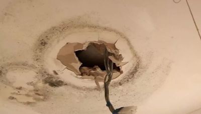 Homes Under the Hammer expert gobsmacked as they uncover huge hole in roof