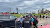 Senators Grassley, Ernst tour tornado damage in Greenfield