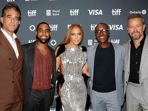 Jennifer Lopez Poses with Matt Damon and “Unstoppable” Cast at TIFF While Ben Affleck Skips Premiere