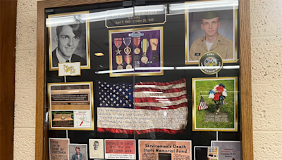 Springfield Local High School honors fallen Vietnam veteran, former student with memorial plaque