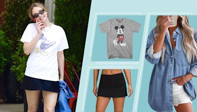 Jennifer Lawrence Kept Cool in the Sweltering Heat with This Breezy Alternative for Shorts — Shop the Look from $27