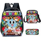 【全新現貨】動漫The Amazing World of Gumball阿甘妙世界書包筆袋挎包小學生