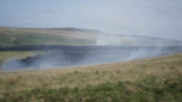 Marsden Moor: Crews tackle wildfire