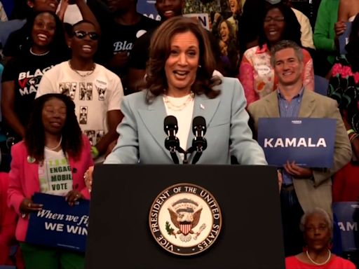 Elections 2024 live: Kamala Harris attacks Trump over border at Atlanta rally with Megan Thee Stallion