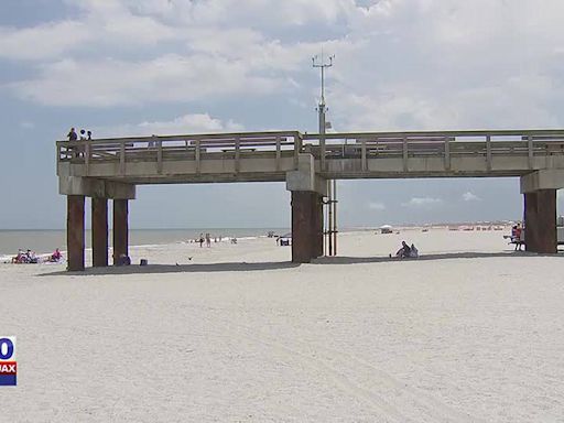 St. Augustine Beach ocean pier no longer reaches ocean after beach renourishment