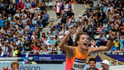 Mahuchikh, Kipyegon set world records, but Mayer falls