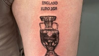 England fan with 'Euro 2024 Winners' tattoo speaks after loss