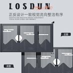 LOSDUN羅仕盾高端智能科技庭院門對平開別墅戶外鋁藝雙開電動大門