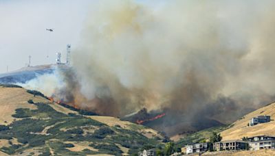 Salt Lake City wildfire prompts mandatory evacuations uphill from Utah’s state capitol