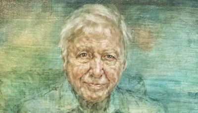 Portrait of Sir David Attenborough, 98, unveiled by Royal Society