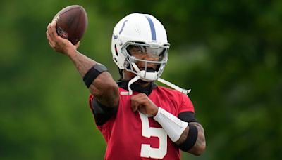 Colts QB Anthony Richardson says shoulder 'just a little sore', day off from throwing precautionary