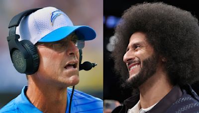 VIDEO: Colin Kaepernick Exposes Chargers Head Coach Jim Harbaugh For Blatantly Lying