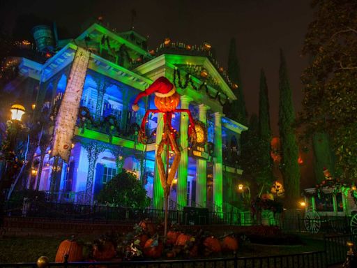 Disneyland’s Haunted Mansion Holiday reopens for the Halloween season